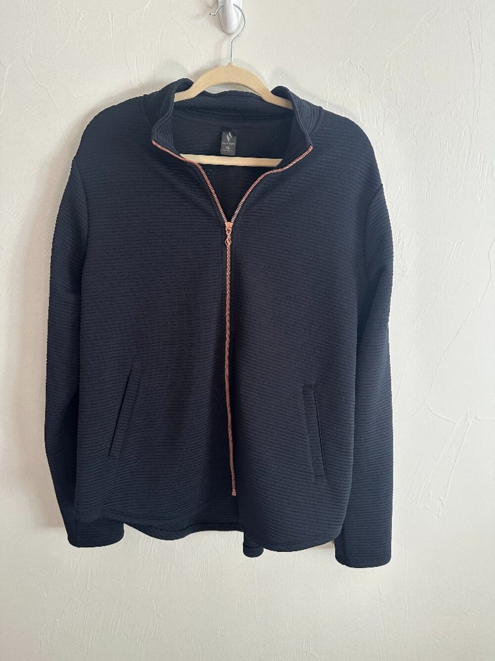 Skechers GO WALK Everywhere Jacket XL Black Rose Gold Zip